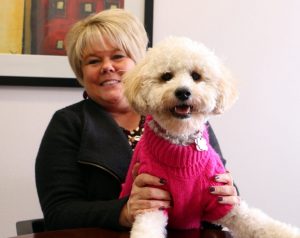 Deb Weber with Lizzie